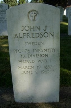 Hjalmar Julius John  Alfredson 1887-1952